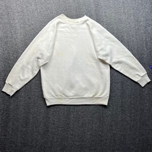 Vintage Sweatshirt Mens XL White Discus Athletic Heavyweight Raglan USA Made